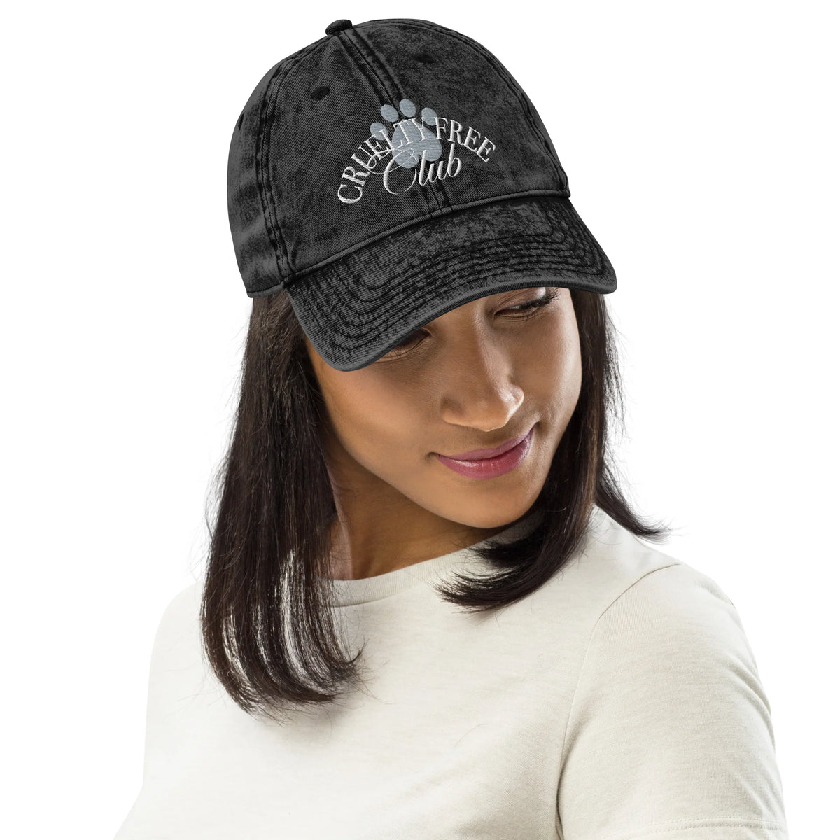CFC Vintage Cotton Twill Cap – Femmebot Clothing display picture 2