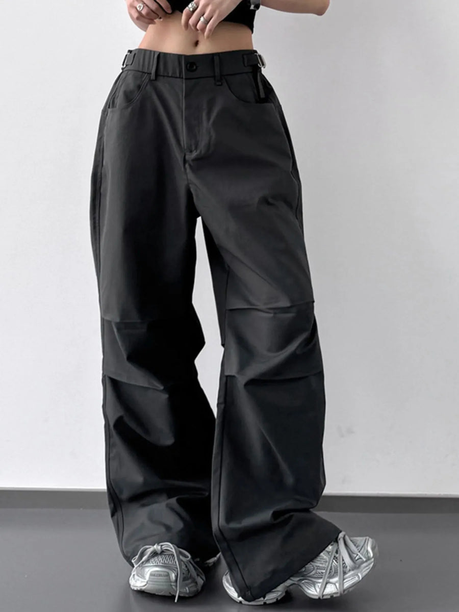 High Waist Belted Wide Leg Cargo Pant main image 0