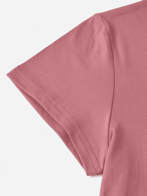 MAMA Round Neck Bolt Short Sleeve T-Shirt
