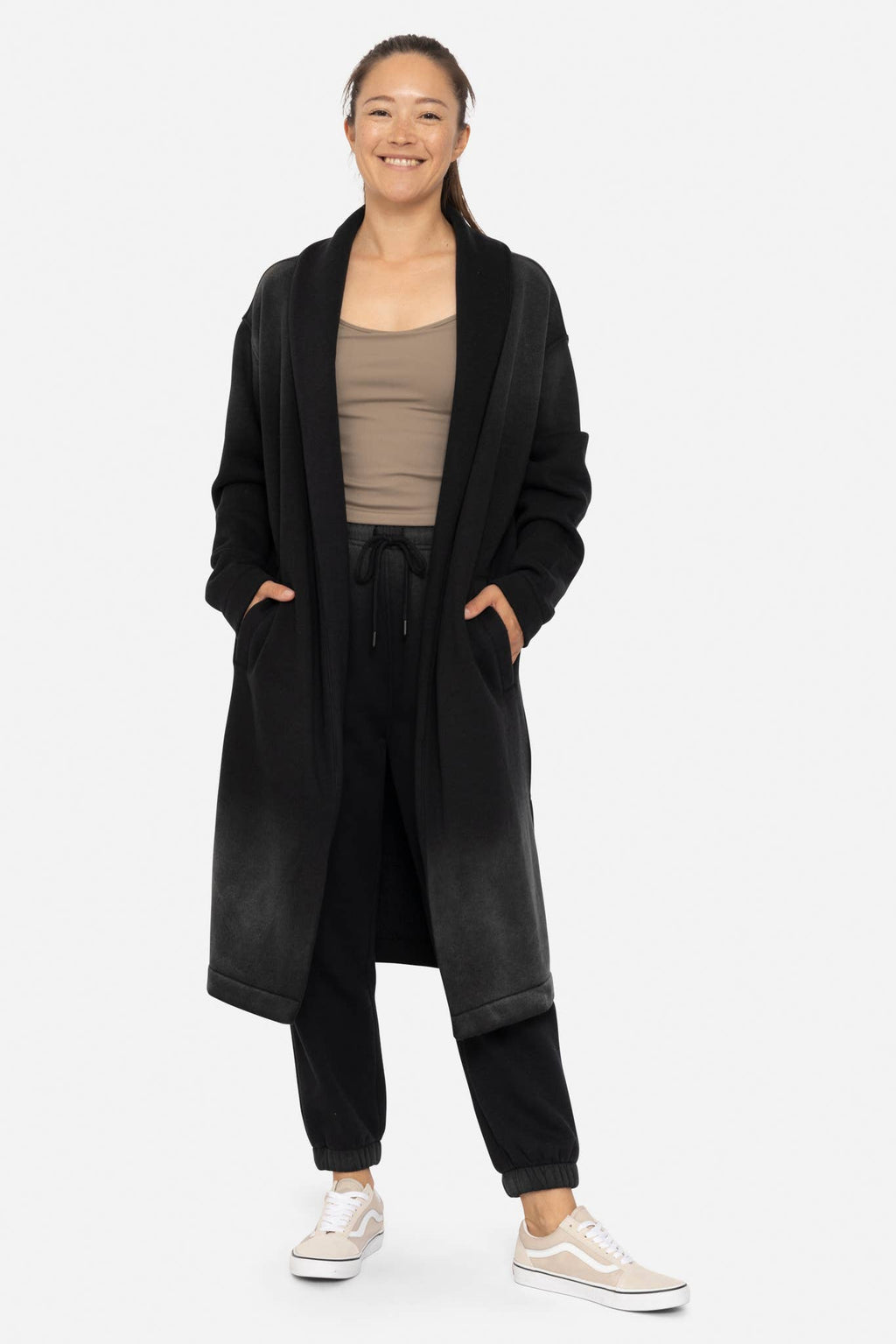 Longline Ombre Spray Cardigan