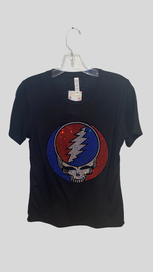 Stealie Face Bling Tee