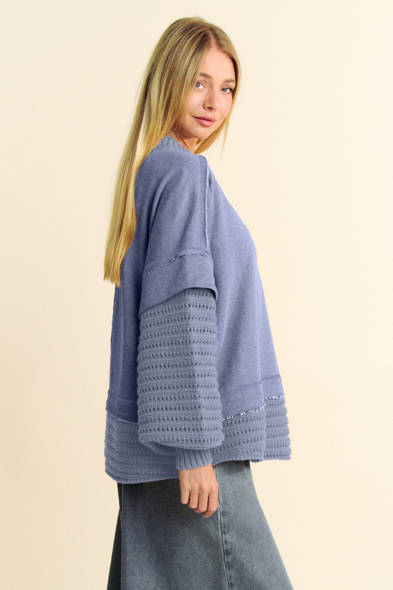 Faux Layered Sweater