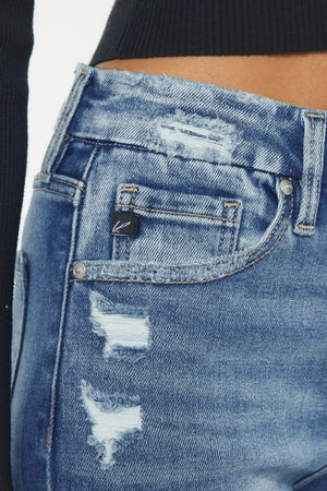 High Rise Straight Jeans