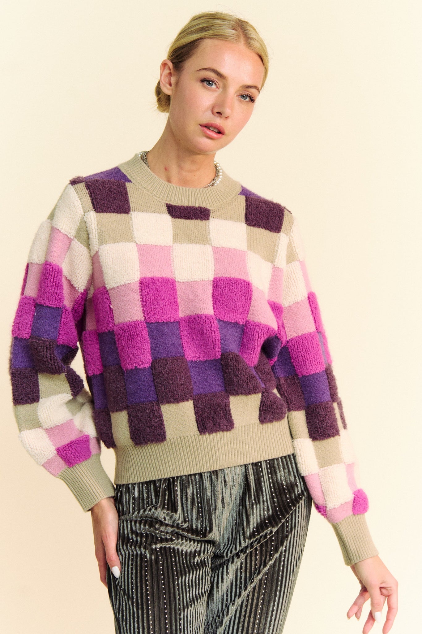 Checkered Sweater
