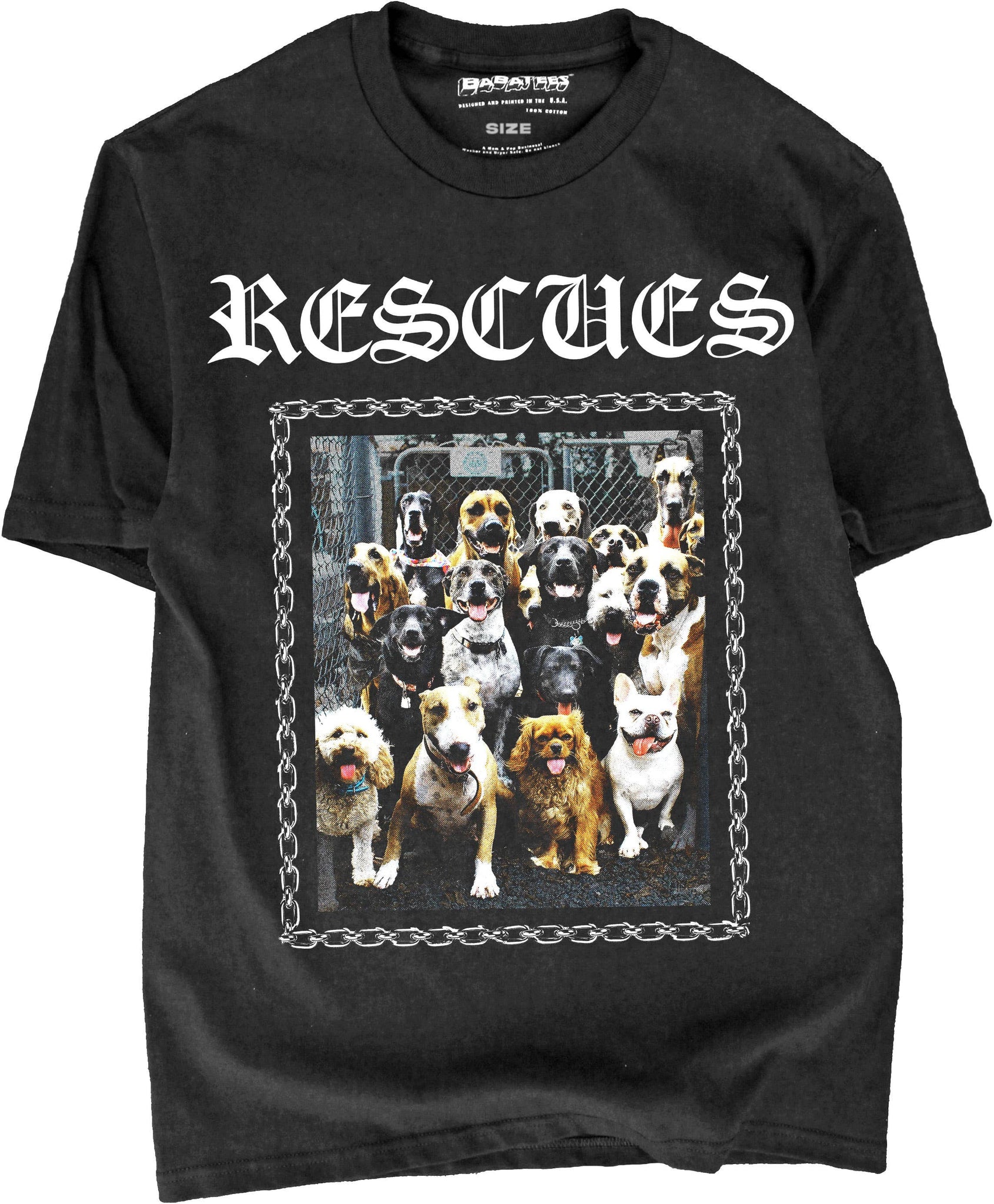 Rescue Dogs Hip Hop/Rock Tee