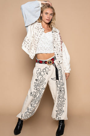 Drop Shoulder Button Up Jacket