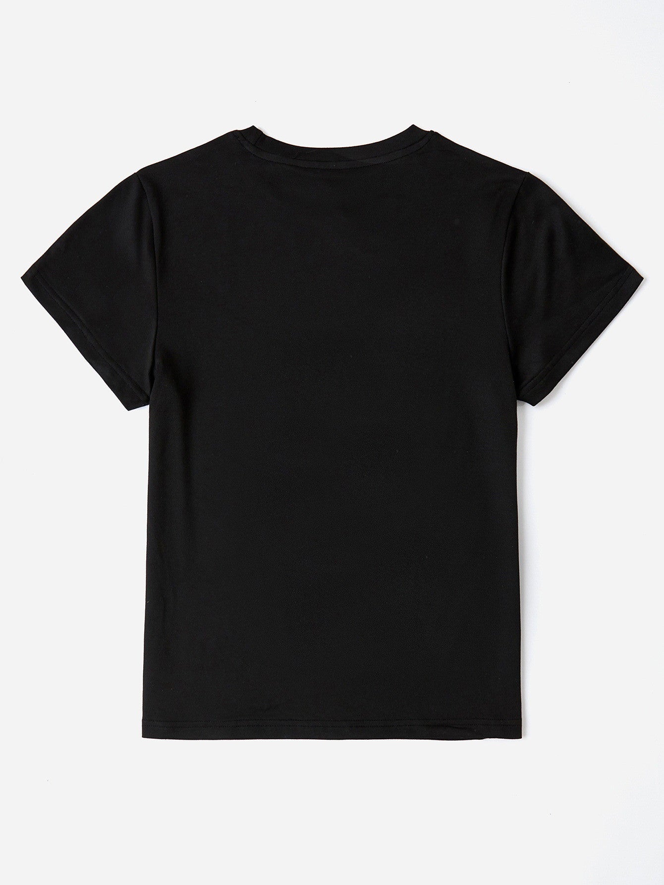 MAMA Round Neck Bolt Short Sleeve T-Shirt