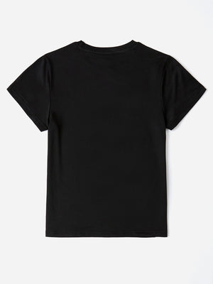 MAMA Round Neck Bolt Short Sleeve T-Shirt