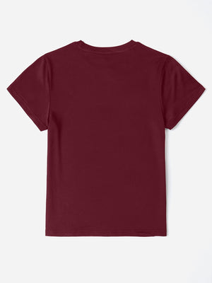 MAMA Round Neck Bolt Short Sleeve T-Shirt