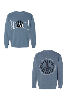 Teach Peace Unisex Crewneck Sweatshirt