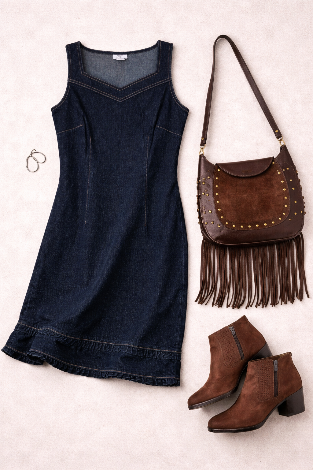 Ann Taylor Loft Denim Dress – Femmebot Clothing