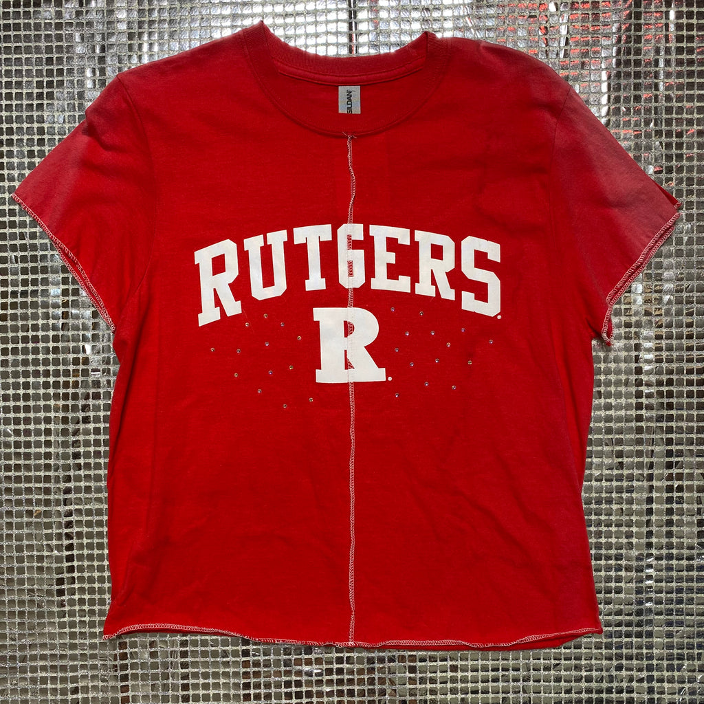 OOAK Rutgers Surged Bling Tee