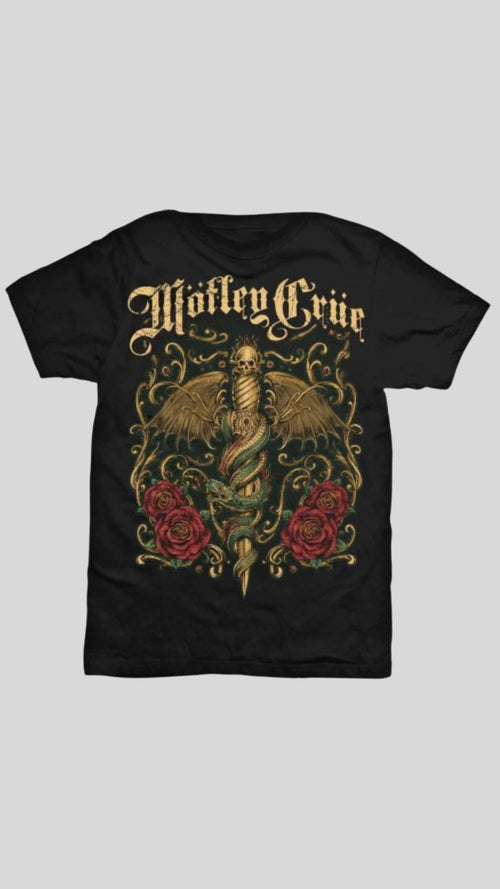 Motley Crue Exquisite Dagger Tee