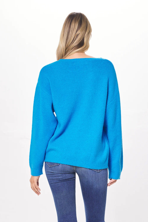 "Weekend" Jaquard Tunic Sweater