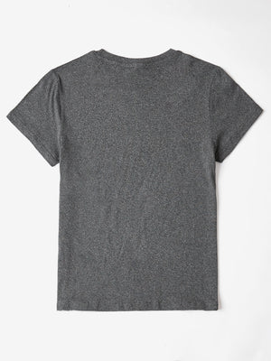 MAMA Round Neck Bolt Short Sleeve T-Shirt
