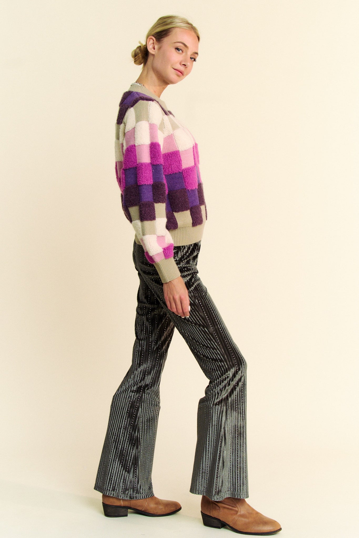 Checkered Sweater