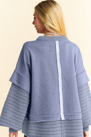Faux Layered Sweater