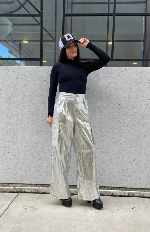 Xyz Recycled Turtleneck Bodysuit