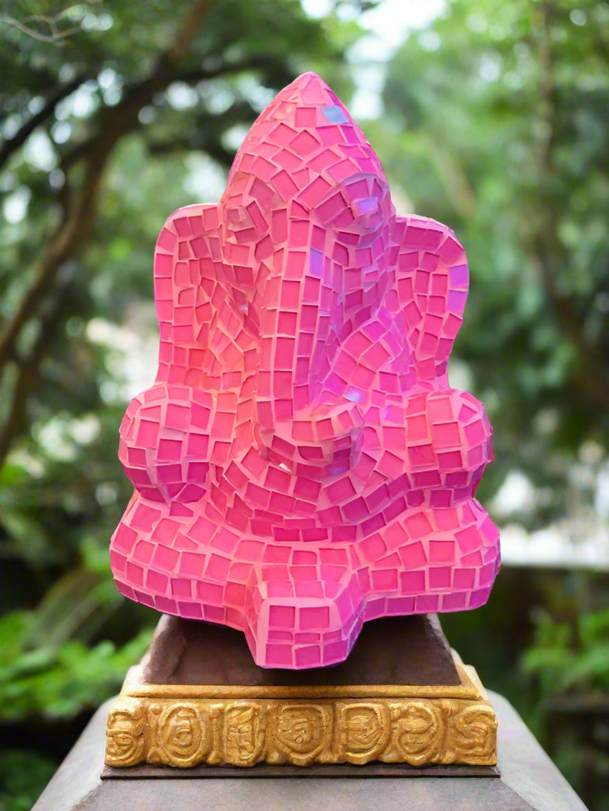 Mosaic Disco Ball Ganesha (small)