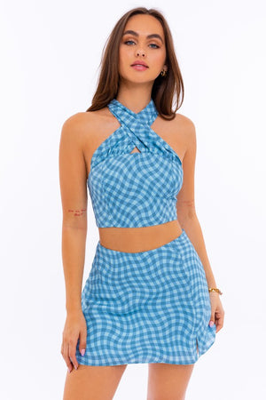 Halter Neck Crop Top
